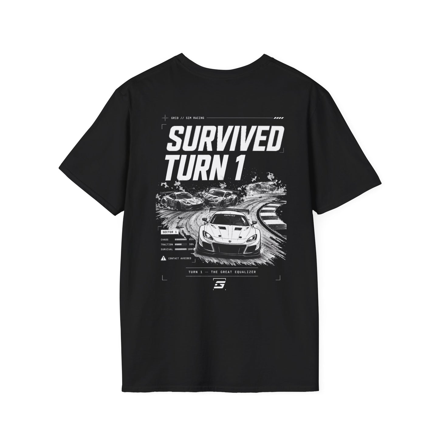 SURVIVED TURN 1 — GRID Premium Tee
