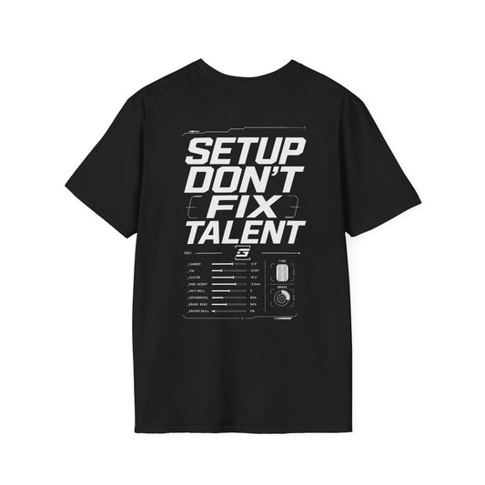 SETUPS DON’T FIX TALENT — GRID Premium Tee